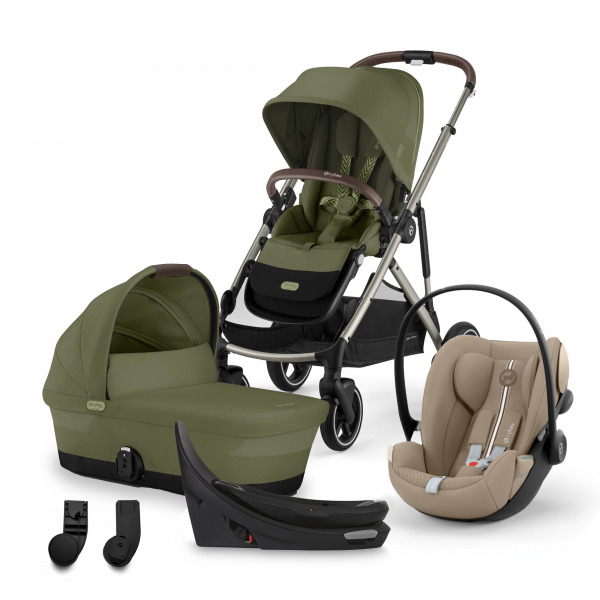 CYBEX Gold Gazelle 4in1 - Moss Green/Almond Beige